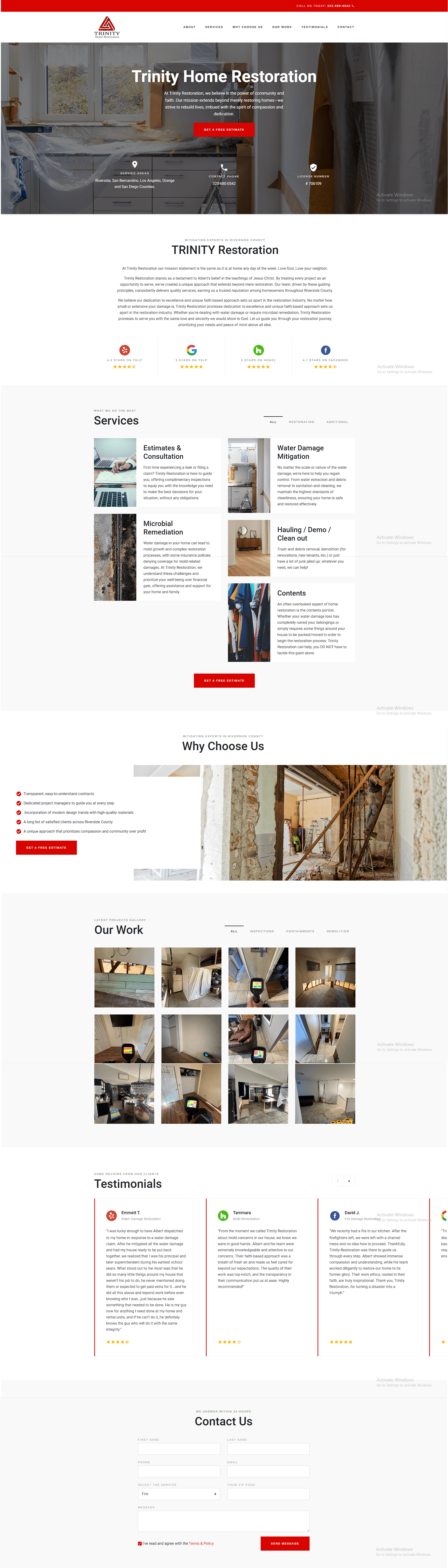 Trinity Home — Real Estate Website