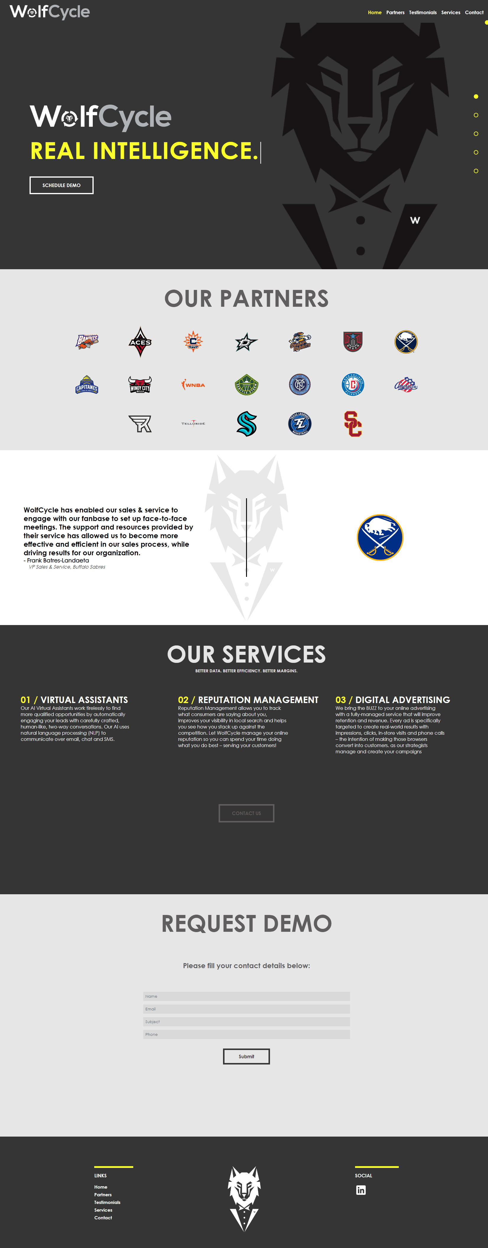 Wolf Cycle — Bicycle Shop Website