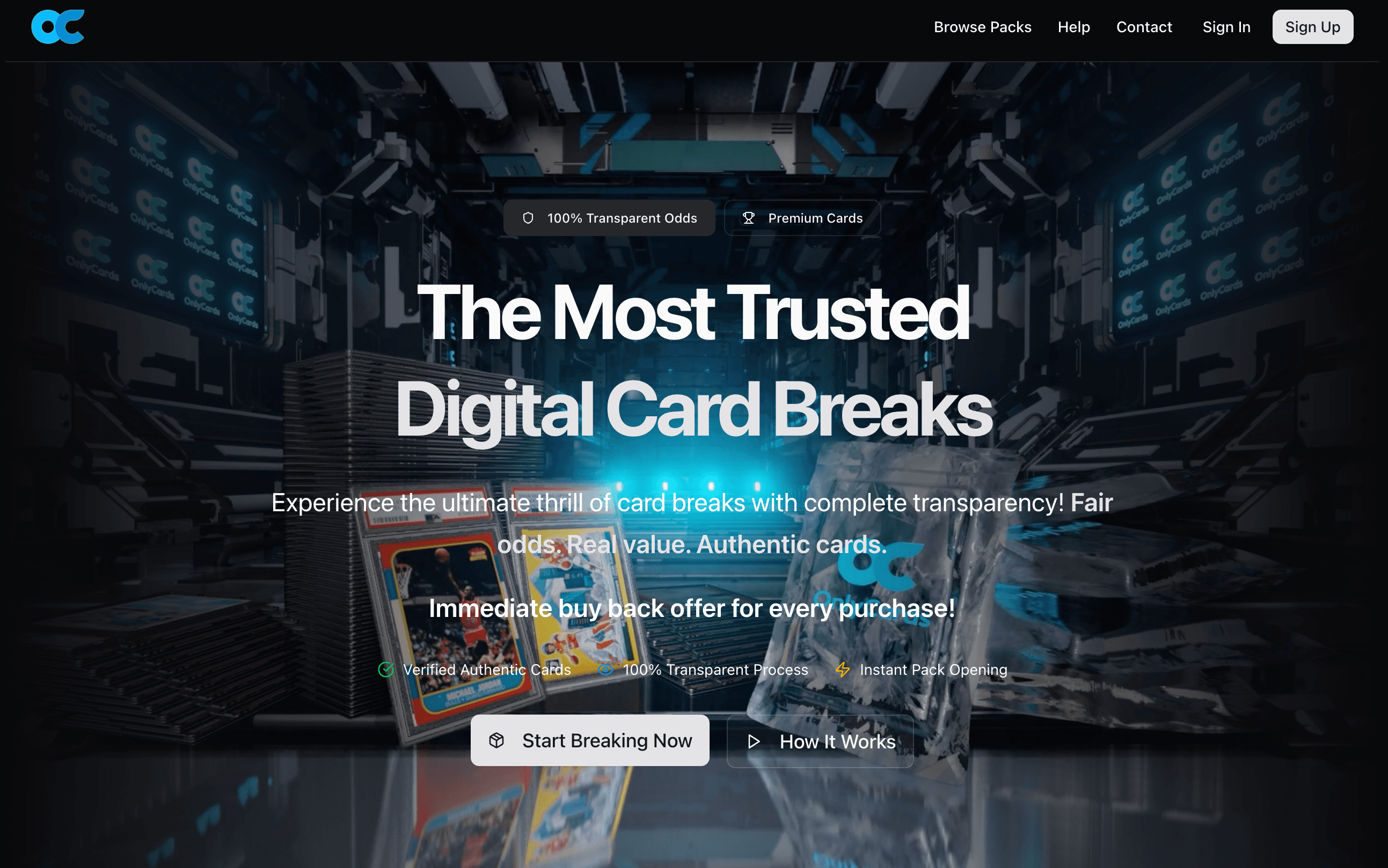 OnlyCards — Digital Card Collectibles Platform